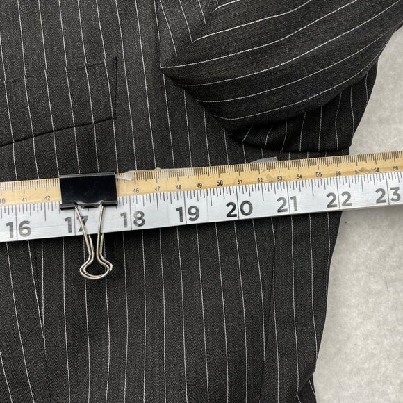 Hugo Boss Vinci/Lucca Brown Pin Stripe Wool Blazer Sport Coat Jacket Men's 42 R - Picture 7 of 10